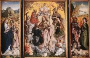MASTER of the St. Bartholomew Altar St Thomas Altarpiece Germany oil painting artist